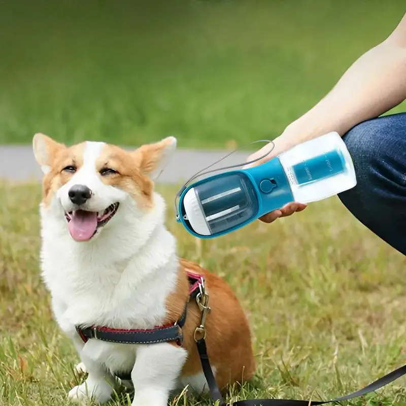 Dog Water Cup Drinking Food Garbage Bag Three-in-one Portable Small Multi-functional Pet Cups Pets Supplies - Image 8